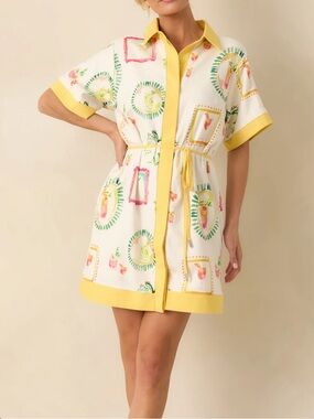 Boutique linen dress size small